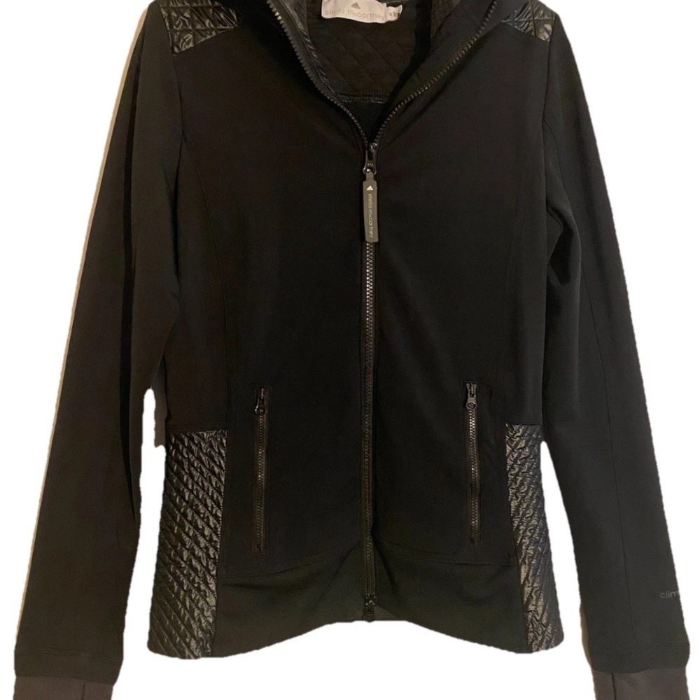 adidas x Stella McCartney Women’s Black Zip Climaheat Hooded Jacket
